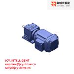 High Torque Helical Bevel Drive Gear Motor Shaft 25x50