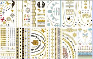 Quality Stock wholesales metallic tattoo designs wholesale