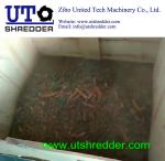 waste wood board /wood box / wood furniture Shredding machine, single shaft