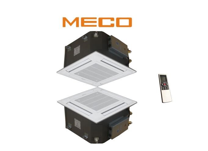 800CFM Air Flow Ceiling Mounted Cassette Fan Coil Unit 2TR Capacity 220V-1-50Hz