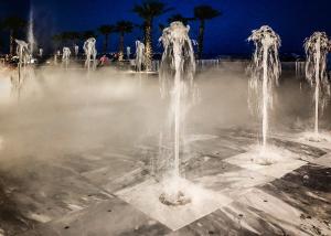 Quality Street Scene Computer Controlled Water Fountain Systems Easy Installation wholesale