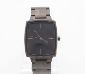Quality Japan Movement Square Wooden Watches Natural Wood Hands Work wholesale