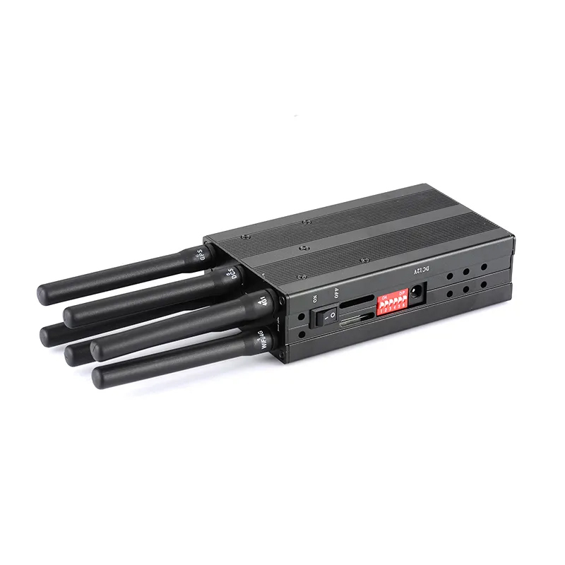 Handheld GPS Mobile Data Jammer Cell Phone Wifi Blocker for VHF UHF signal
