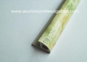 Quality Decorative Quadrant Ceramic Tile Corner Trim Outside Rough Edges Green Jade Color wholesale