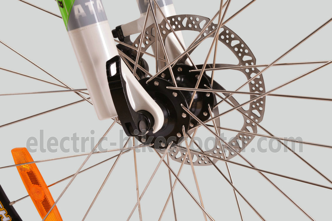 7 Speed 27.5" Electric Mountain Bicycle , 36V 10.4Ah Battery Operated Mountain Bikes
