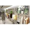 Buy cheap 16mm MDF Clothing Shop Display Furniture Black Golden With 10mm Tempered Glass from wholesalers