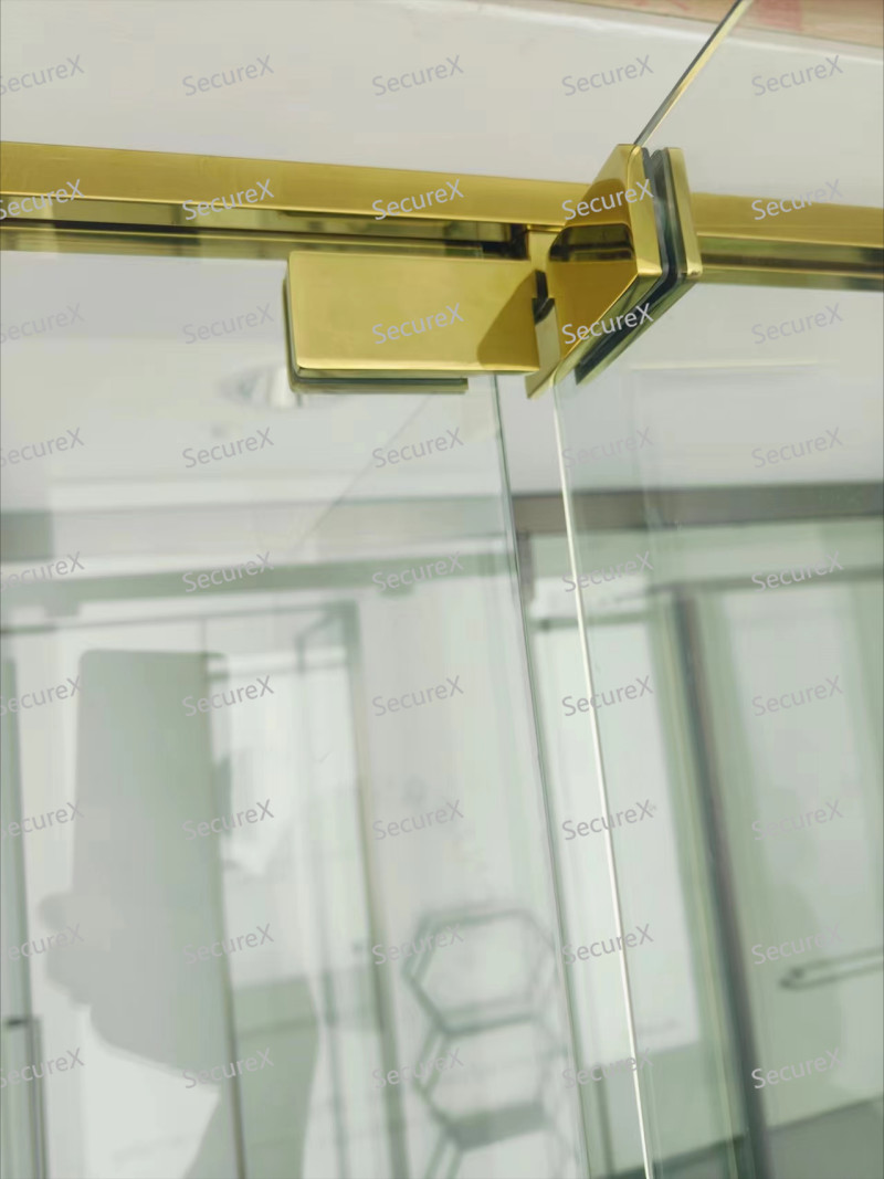 Casting Brass Shower Door Hinges High Precision Erosion Resistant