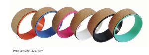 Quality Eco Friendly Customized Color/ Popular Hot Sale Customized Logo Cork Yoga Wheel for Wholesale wholesale