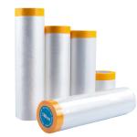 Automotive Paint Covering Yellow Paper Painting Masking Tape For Car Painting