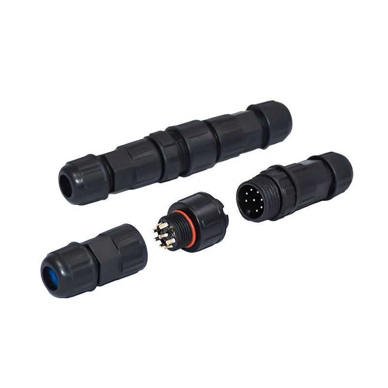 50W LED Waterproof Connector 2 3 4 5 6 Pin Waterproof Cable Connector