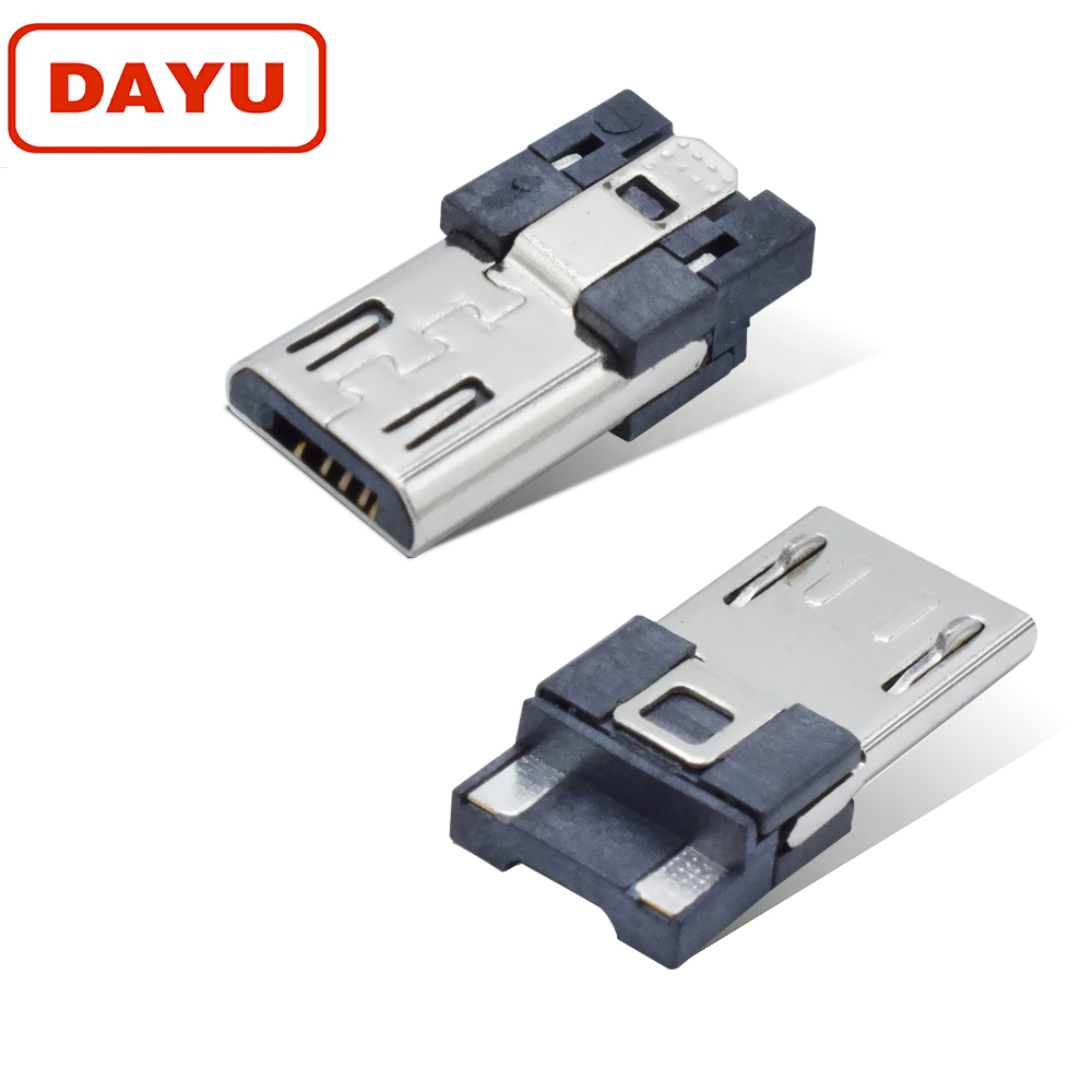OEM/ODM 2 Pin Micro Connector Male Solder Female Wire Plug For USB Cable