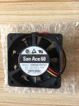 109P0612H701 60x15mm 12V Tachometer Sanyo Denki DC Motor Fan