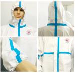 Taped Body Protection Surgical Hazmat Suit Asbestos Removal Waterproof