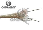 20 AWG K Type Thermocouple Extension Cable Fiberglass Insulated 0.81mm X 2