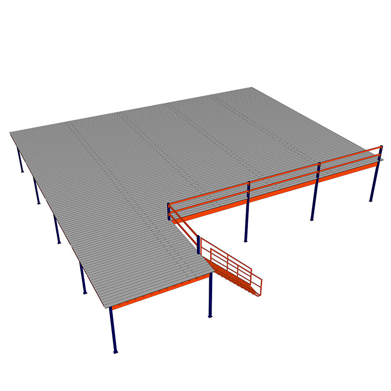 CE Light Mezzanine Racking System Cold Rolled Steel Racking Mezzanine Floor