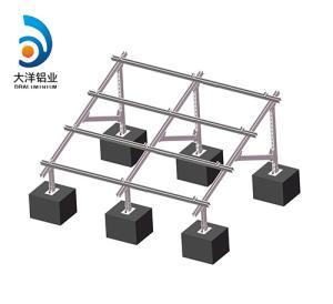 Quality Ground Support Solar Panel Roof Structure Mill Finish wholesale
