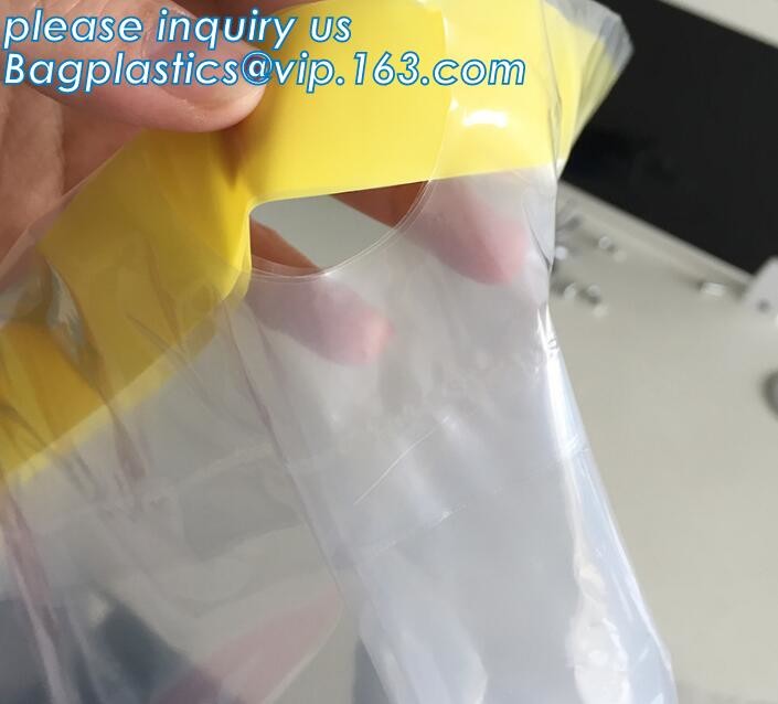 Disposable biohazard infectious plastic drawstring medical waste bag, Promotional mini biohazard drawstring packaging ba