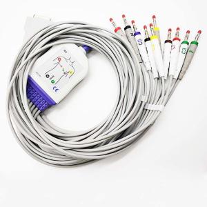 Quality Compatible GE 10 lead EKG machine cable banana IEC 10K resistor 3.6M wholesale