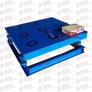 Quality Magnetic Concrete Testing Machine 380v Concrete Vibrating Table 2860 Times / Min wholesale