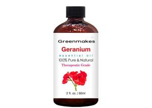 Quality 60ML Potent Pure Essential Oils / Geranium Essential Oil For Skin Calming wholesale