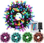 32ft Multi Color Garland 100V Christmas Lights 200 LED Waterproof Extendable