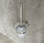 Polished Finisher Sus304 Bathroom Toilet Cleaning Brush And Holder