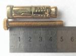 Heavy Duty Shield Anchor Wall Plug Steel Material Zinc Plate Surface M6X50
