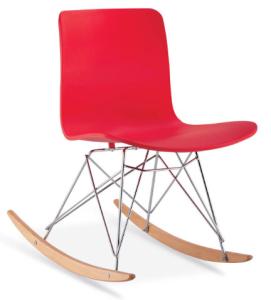 Quality modern home furniture plastic rocker chair wholesale