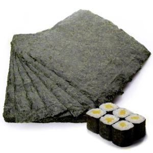 Quality Dark Green Sushi Nori Roasted Seaweed Nori 100 Sheets wholesale