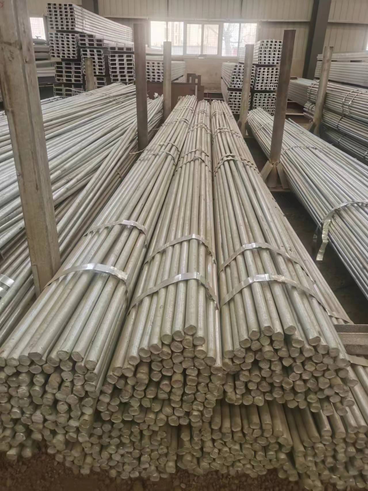 GB Standard Hot Dip Galvanized Round Steel for Welding Applications