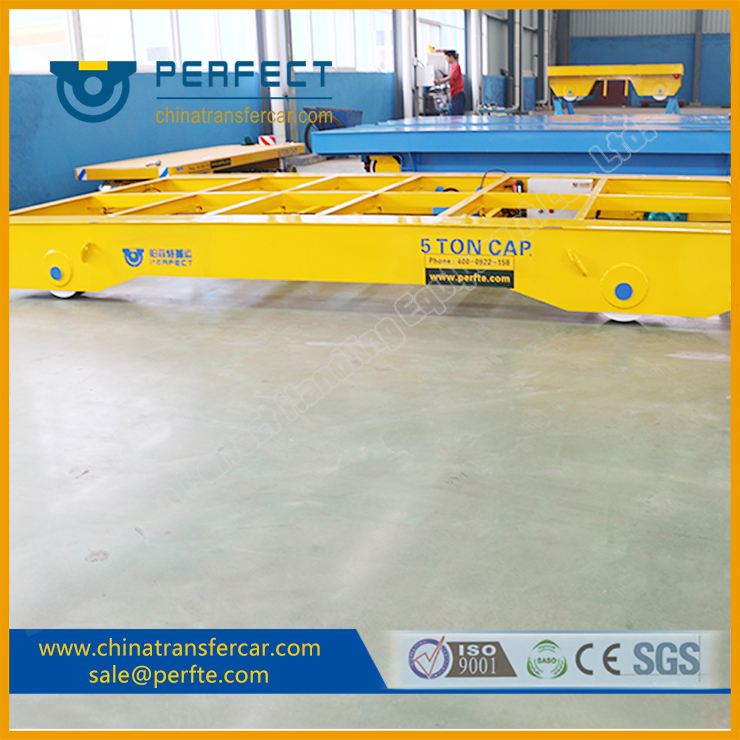 the 5ton Cable Reel Powered Abrasive Blasting Rail Transfer Cart as Print Industry