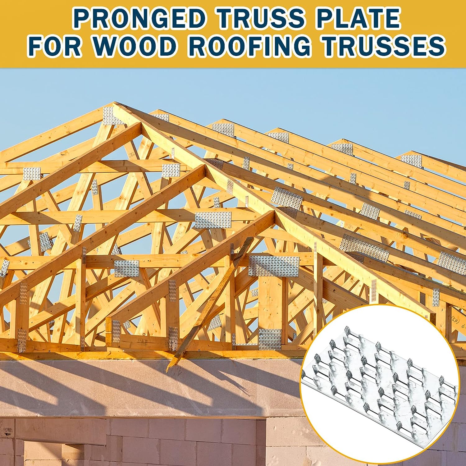 ISO9001 2008 Certified 1mm Thick Truss Flat Mending Plates for Repairing and Connecting