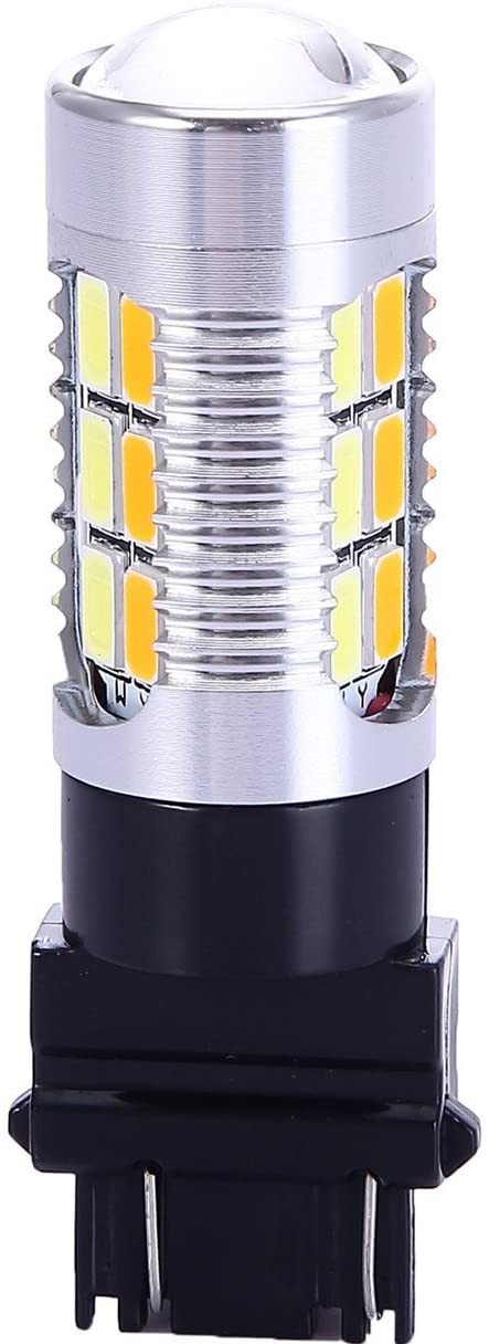 3157 3057 3357 4157 LED Brake Turn Signal Lights Amber Switchback 22 SMD with Projector