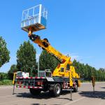 hydraulic telescopic boom elevating high altitude working height aerial work