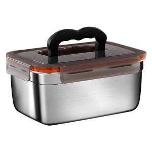 Quality OEM Metal Food Storage Containers 3500ml Stainless Steel Sealed Containers wholesale