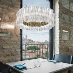 Post-modern living room chandelier designer creative study master Italian lamp