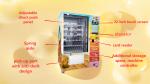 22 Inch Screen Cheese Vending Machine For Advertising Support Contactless