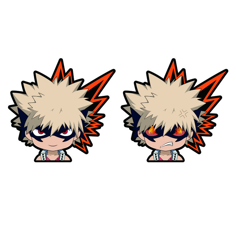 0.45mm PET Jujutsu Kaisen Motion Sticker Lenticular Sticker 3D Anime Designs For Car Cticker Window