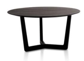 Quality America Mid century solid wood round low coffee table wholesale
