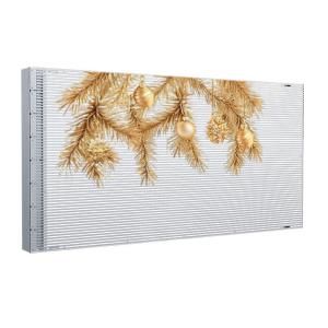 Quality P4 Adhesive Transparent LED Display 6000nits Ultra Thin For Shop Glass Window wholesale