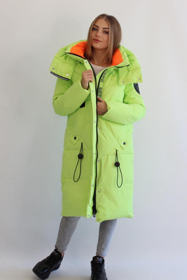 FODARLLOY Free shipping ladies warm hooded cotton padded clothes women oversize long down winter coat