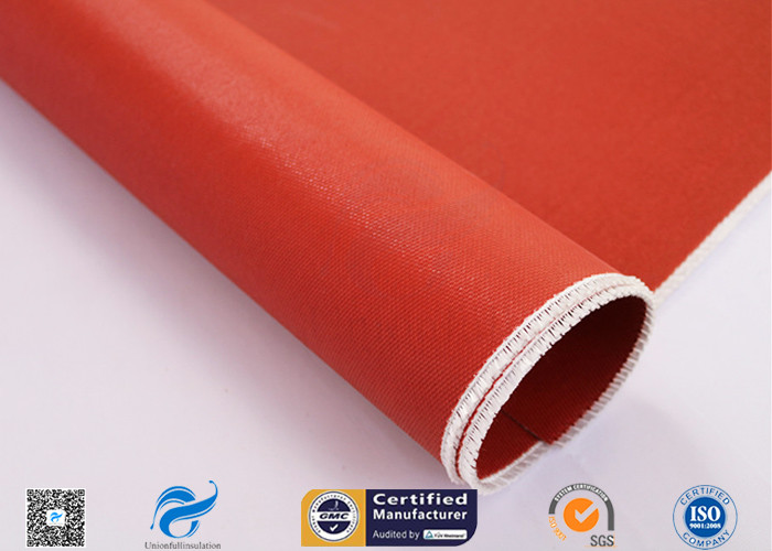 0.85mm Silicone Coated Fiberglass Fabric 260℃ High Temperaturer Resistant