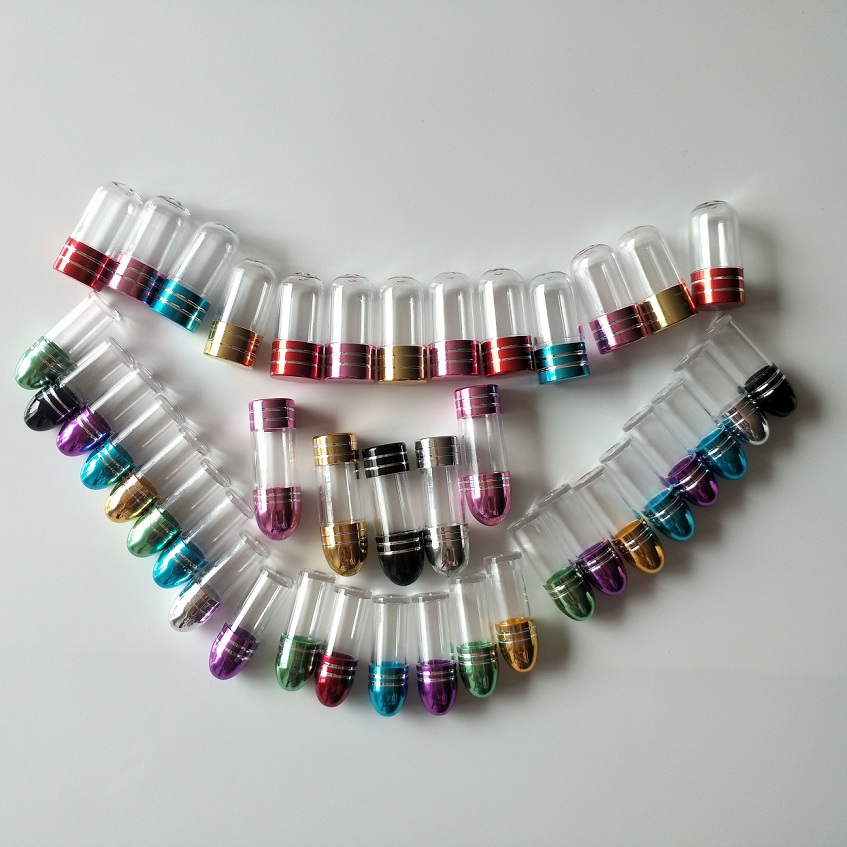 16mm 2g Mini Pill Bottles Cylindrical Shape Aluminium Cap