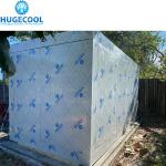 walk-in freezer room for seafood fish meat chicken beef storage with copeland