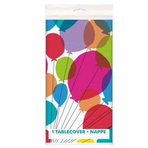 Quality Balloon Printed Disposable Plastic Tablecloths , Premium Disposable Tablecloths wholesale