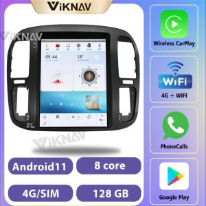 Quality 12.1 Inch Screen Car radio For 1999-2002 Toyota cruiser Navigation GPS Multimedia DVD Player Android Wireless Carplay 4G wholesale