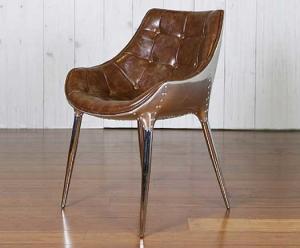 Quality Vintage Leather Aviator Dinning Chair Aviation Chair wholesale