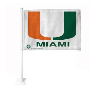 Quality MIAMI Flagolden car flags screen printed high quality wholesale