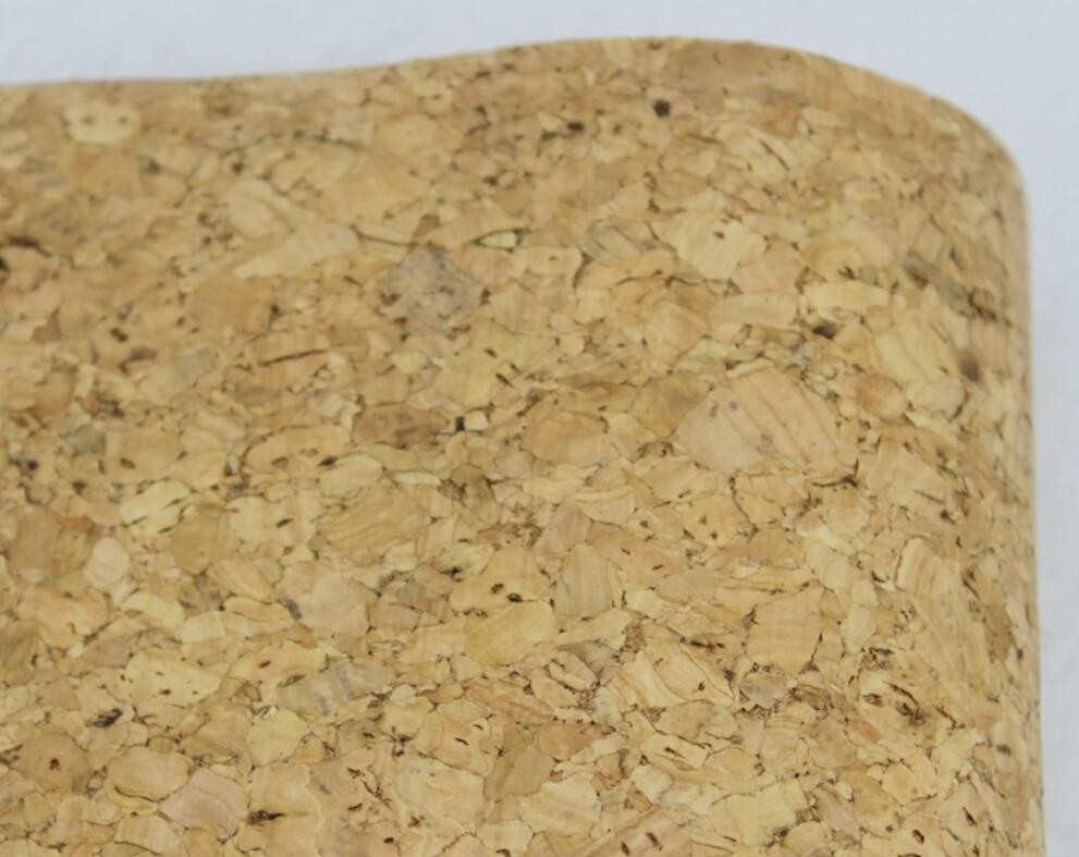 100% Plant-Based 1.35m Width Nature Cork Leather by Roll Package