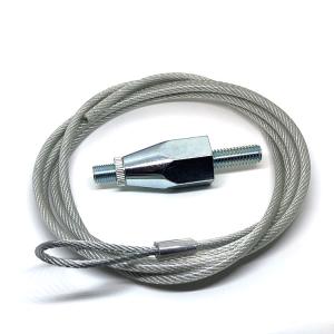 China Steel Wire Rope Crimped With Snap Hook Toggle Cable Gripper Suspension Kit on sale